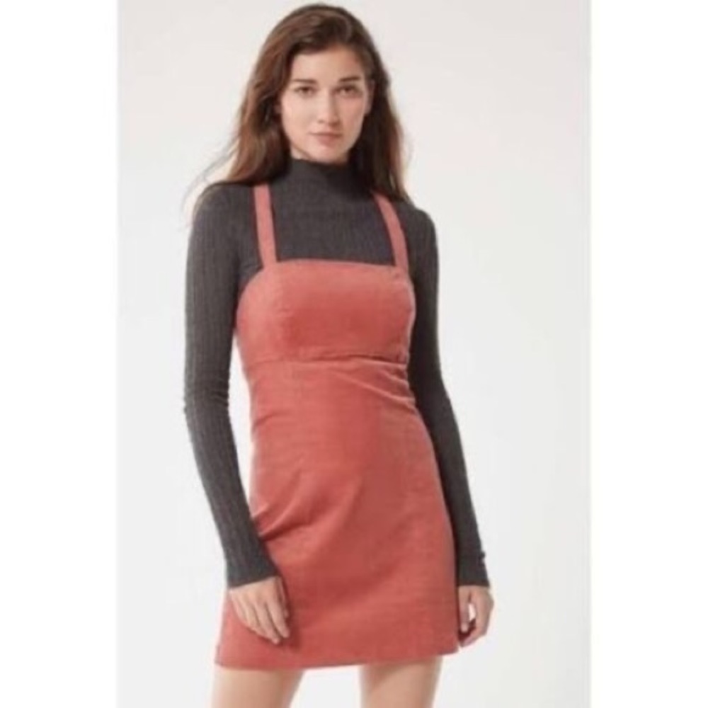 URBAN OUTFITTERS Women’s Corduroy Racerback Pinafore Dress